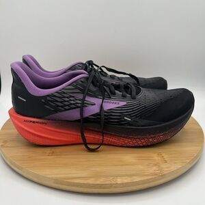 Brooks Hyperion Max Womens Size 10.5 Black Purple Red Running Racing Shoes